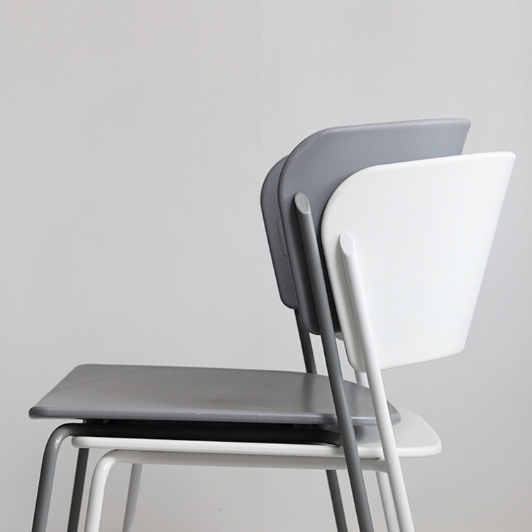 Plastic Scandinavian Indoor-Outdoor Side Chair Open Back Chair Clearhalo ' kitchen&dining_furn' 'Dining Chairs' 'Dining Tables & Seating' 'dining_chair' 'furn' 'furn_dining_chair' 'Furniture' 'furniture_dining_chair' 'Kitchen & Dining Furniture' 'kitchen' 4511109