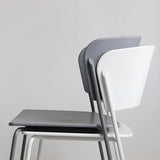 Plastic Scandinavian Indoor-Outdoor Side Chair Open Back Chair Clearhalo ' kitchen&dining_furn' 'Dining Chairs' 'Dining Tables & Seating' 'dining_chair' 'furn' 'furn_dining_chair' 'Furniture' 'furniture_dining_chair' 'Kitchen & Dining Furniture' 'kitchen' 4511109