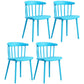 Plastic Scandinavian Kitchen Dining Room Chair Windsor Back Side Chair Light Blue Set of 4 Clearhalo ' kitchen&dining_furn' 'Dining Chairs' 'Dining Tables & Seating' 'dining_chair' 'Furniture' 'furniture_dining_chair' 'Kitchen & Dining Furniture' 'kitchen' 4511126