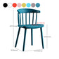 Plastic Scandinavian Kitchen Dining Room Chair Windsor Back Side Chair Clearhalo ' kitchen&dining_furn' 'Dining Chairs' 'Dining Tables & Seating' 'dining_chair' 'Furniture' 'furniture_dining_chair' 'Kitchen & Dining Furniture' 'kitchen' 4511134