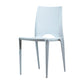 Plastic Scandinavian Kitchen Dining Room Chair Open Back Side Chair White 1 Piece Clearhalo ' kitchen&dining_furn' 'Dining Chairs' 'Dining Tables & Seating' 'dining_chair' 'Furniture' 'furniture_dining_chair' 'Kitchen & Dining Furniture' 'kitchen' 4511136