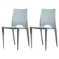 Plastic Scandinavian Kitchen Dining Room Chair Open Back Side Chair Light Gray Set of 2 Clearhalo ' kitchen&dining_furn' 'Dining Chairs' 'Dining Tables & Seating' 'dining_chair' 'Furniture' 'furniture_dining_chair' 'Kitchen & Dining Furniture' 'kitchen' 4511144