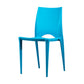 Plastic Scandinavian Kitchen Dining Room Chair Open Back Side Chair Blue 1 Piece Clearhalo ' kitchen&dining_furn' 'Dining Chairs' 'Dining Tables & Seating' 'dining_chair' 'Furniture' 'furniture_dining_chair' 'Kitchen & Dining Furniture' 'kitchen' 4511147
