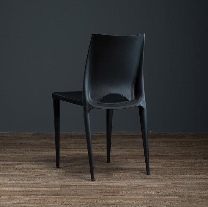 Plastic Scandinavian Kitchen Dining Room Chair Open Back Side Chair Clearhalo ' kitchen&dining_furn' 'Dining Chairs' 'Dining Tables & Seating' 'dining_chair' 'Furniture' 'furniture_dining_chair' 'Kitchen & Dining Furniture' 'kitchen' 4511152