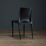 Plastic Scandinavian Kitchen Dining Room Chair Open Back Side Chair Clearhalo ' kitchen&dining_furn' 'Dining Chairs' 'Dining Tables & Seating' 'dining_chair' 'Furniture' 'furniture_dining_chair' 'Kitchen & Dining Furniture' 'kitchen' 4511152