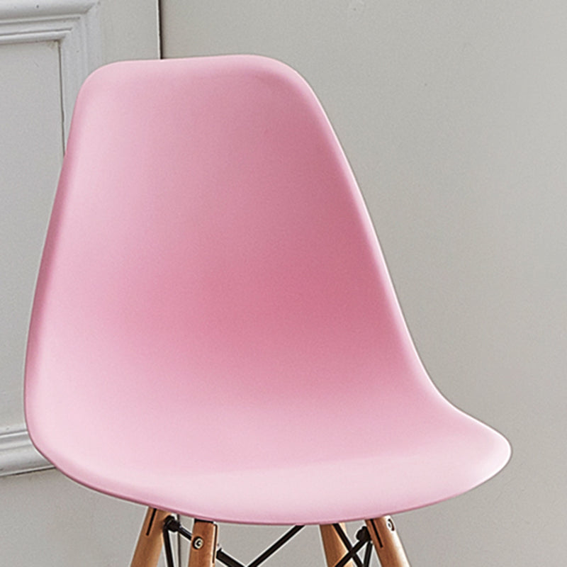 Wood Scandinavian Indoor-Outdoor Chair Solid Back Side Chair Clearhalo ' kitchen&dining_furn' 'Dining Chairs' 'Dining Tables & Seating' 'dining_chair' 'Furniture' 'furniture_dining_chair' 'Kitchen & Dining Furniture' 'kitchen' 4511171