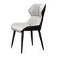 Contemporary Dining Chairs Leather Curved Parsons Arm Chair for Brasserie Clearhalo ' kitchen&dining_furn' 'Dining Chairs' 'Dining Tables & Seating' 'dining_chair' 'furn' 'furn_dining_chair' 'Furniture' 'furniture_dining_chair' 'Kitchen & Dining Furniture' 'kitchen' 4511216
