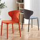 Scandinavian Plastic Kitchen Dining Room Chair Wingback Side Chair Clearhalo ' kitchen&dining_furn' 'Dining Chairs' 'Dining Tables & Seating' 'dining_chair' 'Furniture' 'furniture_dining_chair' 'Kitchen & Dining Furniture' 'kitchen' 4511228