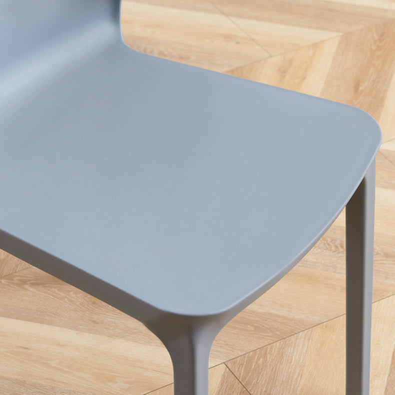 Scandinavian Plastic Kitchen Dining Room Chair Wingback Side Chair Clearhalo ' kitchen&dining_furn' 'Dining Chairs' 'Dining Tables & Seating' 'dining_chair' 'Furniture' 'furniture_dining_chair' 'Kitchen & Dining Furniture' 'kitchen' 4511234