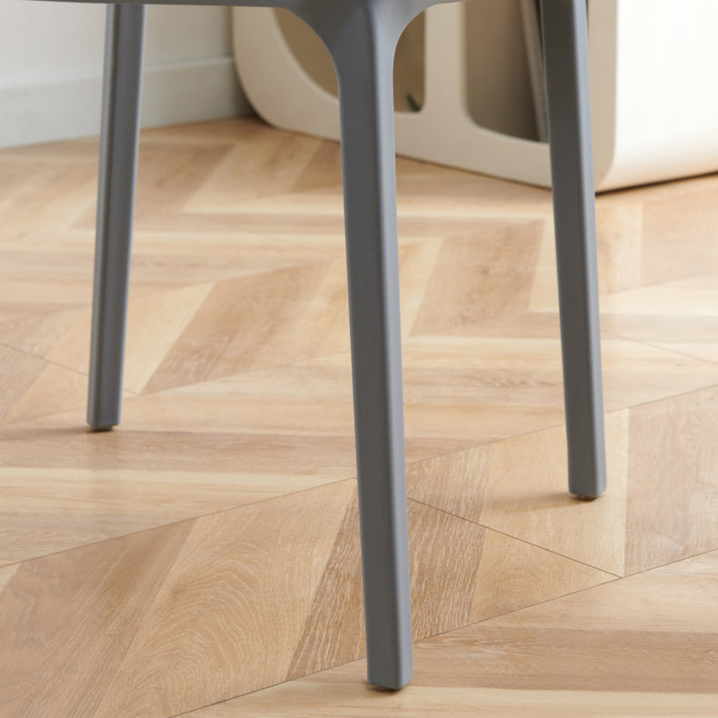 Scandinavian Plastic Kitchen Dining Room Chair Wingback Side Chair Clearhalo ' kitchen&dining_furn' 'Dining Chairs' 'Dining Tables & Seating' 'dining_chair' 'Furniture' 'furniture_dining_chair' 'Kitchen & Dining Furniture' 'kitchen' 4511236