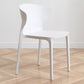 Scandinavian Plastic Kitchen Dining Room Chair Wingback Side Chair White 1 Piece Clearhalo ' kitchen&dining_furn' 'Dining Chairs' 'Dining Tables & Seating' 'dining_chair' 'Furniture' 'furniture_dining_chair' 'Kitchen & Dining Furniture' 'kitchen' 4511240