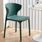 Scandinavian Plastic Kitchen Dining Room Chair Wingback Side Chair Clearhalo ' kitchen&dining_furn' 'Dining Chairs' 'Dining Tables & Seating' 'dining_chair' 'Furniture' 'furniture_dining_chair' 'Kitchen & Dining Furniture' 'kitchen' 4511241