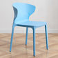 Scandinavian Plastic Kitchen Dining Room Chair Wingback Side Chair Light Blue 1 Piece Clearhalo ' kitchen&dining_furn' 'Dining Chairs' 'Dining Tables & Seating' 'dining_chair' 'Furniture' 'furniture_dining_chair' 'Kitchen & Dining Furniture' 'kitchen' 4511255
