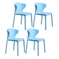 Scandinavian Plastic Kitchen Dining Room Chair Wingback Side Chair Light Blue Set of 4 Clearhalo ' kitchen&dining_furn' 'Dining Chairs' 'Dining Tables & Seating' 'dining_chair' 'Furniture' 'furniture_dining_chair' 'Kitchen & Dining Furniture' 'kitchen' 4511257