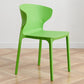 Scandinavian Plastic Kitchen Dining Room Chair Wingback Side Chair Fruit Green 1 Piece Clearhalo ' kitchen&dining_furn' 'Dining Chairs' 'Dining Tables & Seating' 'dining_chair' 'Furniture' 'furniture_dining_chair' 'Kitchen & Dining Furniture' 'kitchen' 4511276