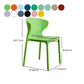 Scandinavian Plastic Kitchen Dining Room Chair Wingback Side Chair Clearhalo ' kitchen&dining_furn' 'Dining Chairs' 'Dining Tables & Seating' 'dining_chair' 'Furniture' 'furniture_dining_chair' 'Kitchen & Dining Furniture' 'kitchen' 4511279