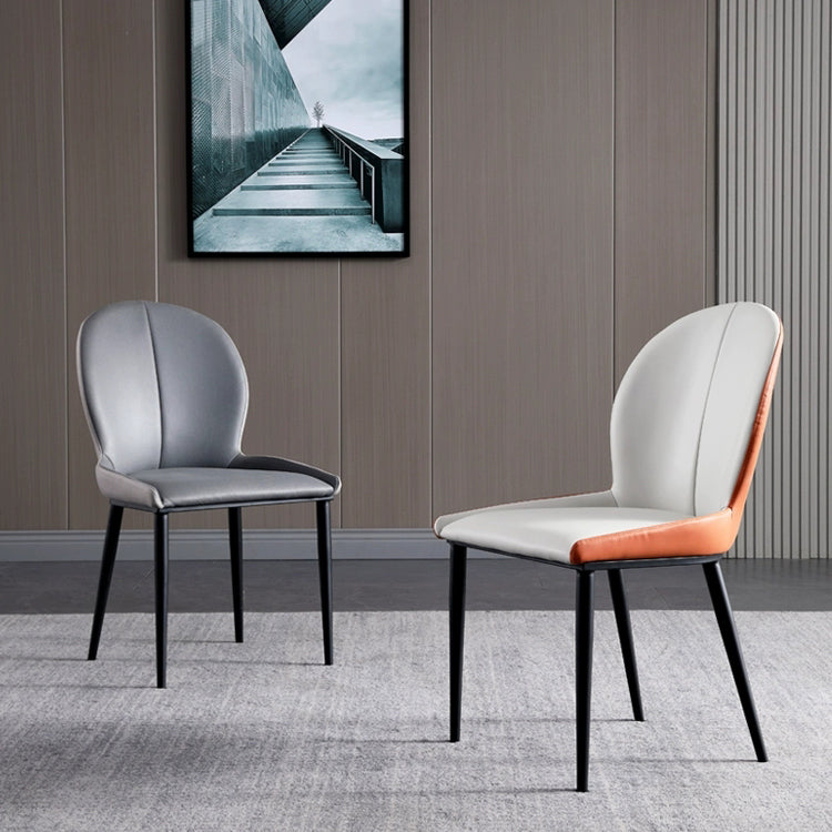 Modern Style Kitchen Metal Dining Chairs Wingback Dining Arm Side Chair Clearhalo ' kitchen&dining_furn' 'Dining Chairs' 'Dining Tables & Seating' 'dining_chair' 'furn' 'furn_dining_chair' 'Furniture' 'furniture_dining_chair' 'Kitchen & Dining Furniture' 'kitchen' 4511286