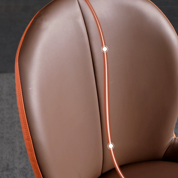 Modern Style Kitchen Metal Dining Chairs Wingback Dining Arm Side Chair Clearhalo ' kitchen&dining_furn' 'Dining Chairs' 'Dining Tables & Seating' 'dining_chair' 'furn' 'furn_dining_chair' 'Furniture' 'furniture_dining_chair' 'Kitchen & Dining Furniture' 'kitchen' 4511291