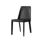 Modern Leather Dining Room Chair Metal Armless Chair for Restaurant Use Black 1 Piece Clearhalo ' kitchen&dining_furn' 'Dining Chairs' 'Dining Tables & Seating' 'dining_chair' 'furn' 'furn_dining_chair' 'Furniture' 'furniture_dining_chair' 'Kitchen & Dining Furniture' 'kitchen' 4511312