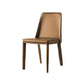 Modern Leather Dining Room Chair Metal Armless Chair for Restaurant Use Brown 1 Piece Clearhalo ' kitchen&dining_furn' 'Dining Chairs' 'Dining Tables & Seating' 'dining_chair' 'furn' 'furn_dining_chair' 'Furniture' 'furniture_dining_chair' 'Kitchen & Dining Furniture' 'kitchen' 4511318