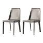 Modern Leather Dining Room Chair Metal Armless Chair for Restaurant Use Beige 2 Piece Set Clearhalo ' kitchen&dining_furn' 'Dining Chairs' 'Dining Tables & Seating' 'dining_chair' 'furn' 'furn_dining_chair' 'Furniture' 'furniture_dining_chair' 'Kitchen & Dining Furniture' 'kitchen' 4511323