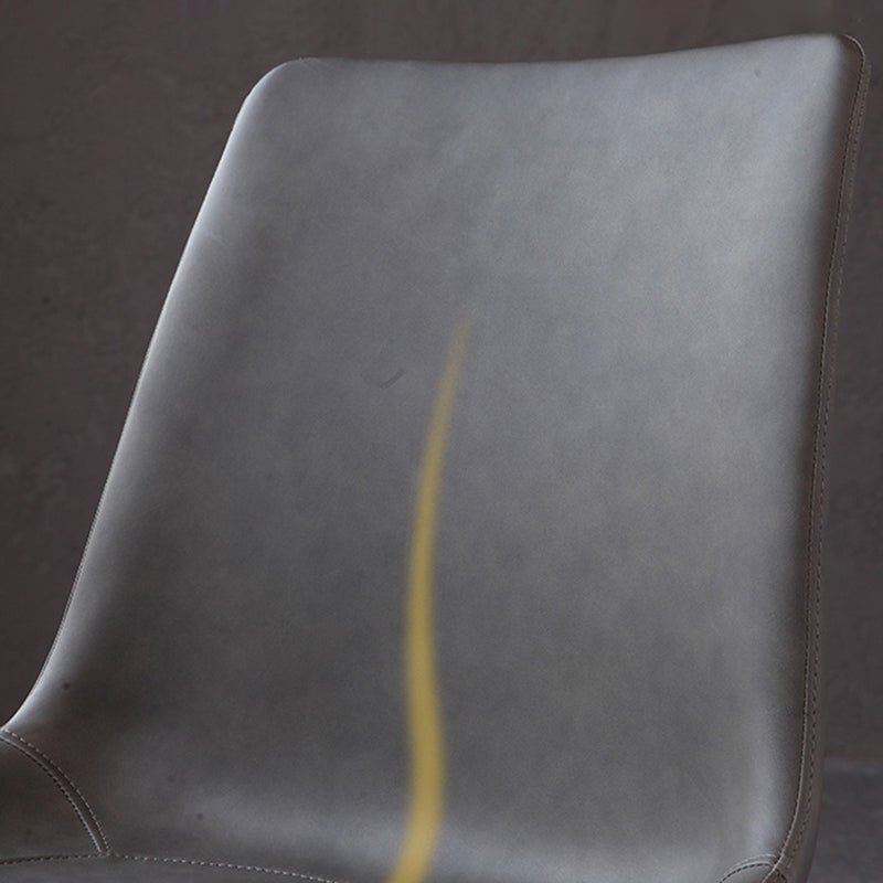 Contemporary Metal Dining Chairs Dining Armless Side Chairs for Kitchen Clearhalo ' kitchen&dining_furn' 'Dining Chairs' 'Dining Tables & Seating' 'dining_chair' 'furn' 'furn_dining_chair' 'Furniture' 'furniture_dining_chair' 'Kitchen & Dining Furniture' 'kitchen' 4511398