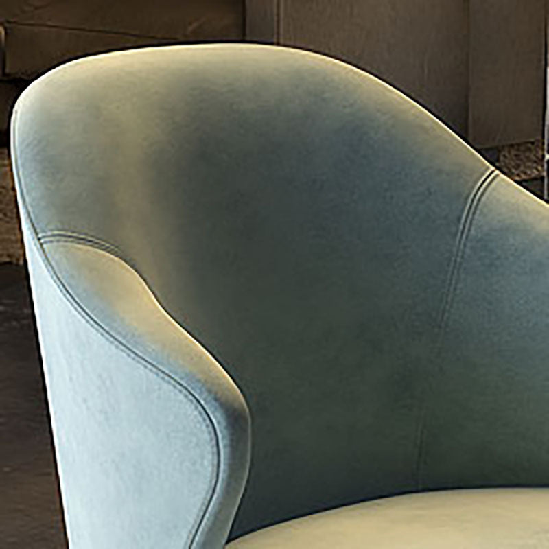 Glam Metal Dining Arm Chair Upholstered Side Chairs for Home Use Clearhalo ' kitchen&dining_furn' 'Dining Chairs' 'Dining Tables & Seating' 'dining_chair' 'furn' 'furn_dining_chair' 'Furniture' 'furniture_dining_chair' 'Kitchen & Dining Furniture' 'kitchen' 4511498