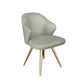 Glam Metal Dining Arm Chair Upholstered Side Chairs for Home Use Light Gray 1 Piece Clearhalo ' kitchen&dining_furn' 'Dining Chairs' 'Dining Tables & Seating' 'dining_chair' 'furn' 'furn_dining_chair' 'Furniture' 'furniture_dining_chair' 'Kitchen & Dining Furniture' 'kitchen' 4511502