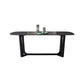 Contemporary 1/2/5/7 Pieces Dining Set Rectangle Dining Table Set Black 70.9"L x 35.4"W Clearhalo 'Dining Room Sets' 'Dining Tables & Seating' 'dining_room_set' 'furn' 'furn_dining_room_set' 'Furniture' 'furniture_dining_room_set' 'Kitchen & Dining Furniture' 'kitchen&dining_furn' 'kitchen' 4511660