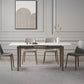 Nordic Extendable 1/4/5/7 Pieces Dining Set Sintered Stone Table with Leather Chairs Clearhalo 'Dining Room Sets' 'Dining Tables & Seating' 'dining_room_set' 'furn' 'furn_dining_room_set' 'Furniture' 'furniture_dining_room_set' 'Kitchen & Dining Furniture' 'kitchen&dining_furn' 'kitchen' 4511682