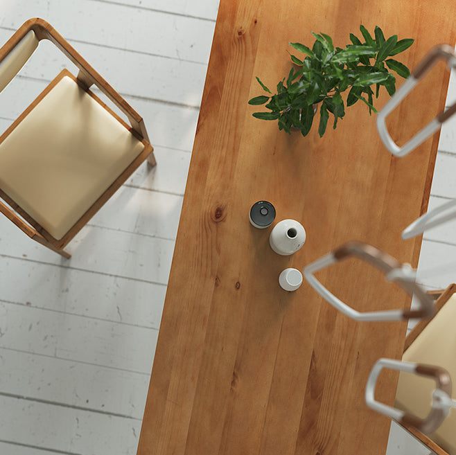 1/2/3/4 Pcs Pine Wood Industrial Dining Set with Rectangle Table Dinette Set Clearhalo 'Dining Room Sets' 'Dining Tables & Seating' 'dining_room_set' 'furn' 'furn_dining_room_set' 'Furniture' 'furniture_dining_room_set' 'Kitchen & Dining Furniture' 'kitchen&dining_furn' 'kitchen' 4511704