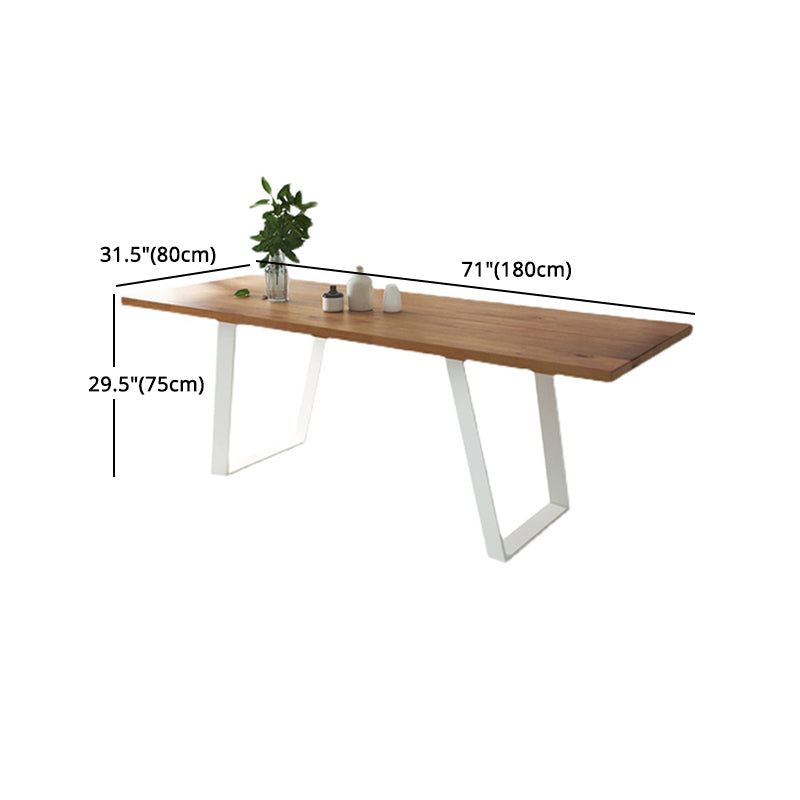 1/2/3/4 Pcs Pine Wood Industrial Dining Set with Rectangle Table Dinette Set Clearhalo 'Dining Room Sets' 'Dining Tables & Seating' 'dining_room_set' 'furn' 'furn_dining_room_set' 'Furniture' 'furniture_dining_room_set' 'Kitchen & Dining Furniture' 'kitchen&dining_furn' 'kitchen' 4511711