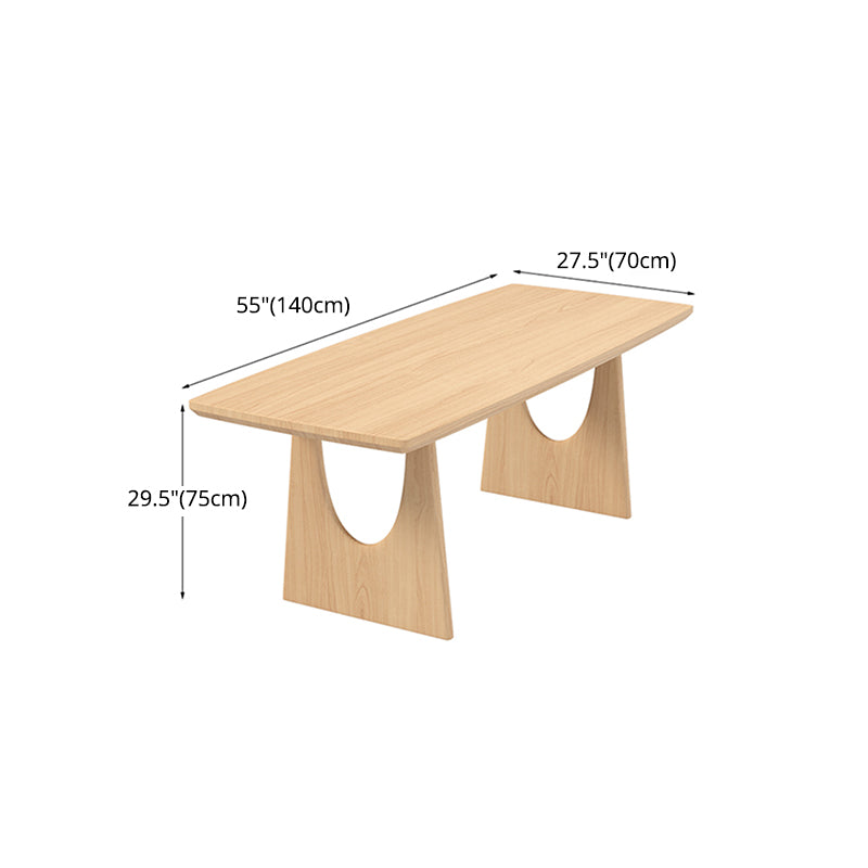 Modern 1/2/4/5 Pieces Dining Set Solid Wood Rectangle Dining Table with Chairs Clearhalo 'Dining Room Sets' 'Dining Tables & Seating' 'dining_room_set' 'furn' 'furn_dining_room_set' 'Furniture' 'furniture_dining_room_set' 'Kitchen & Dining Furniture' 'kitchen&dining_furn' 'kitchen' 4511773
