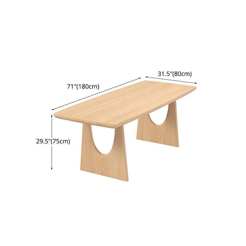Modern 1/2/4/5 Pieces Dining Set Solid Wood Rectangle Dining Table with Chairs Clearhalo 'Dining Room Sets' 'Dining Tables & Seating' 'dining_room_set' 'furn' 'furn_dining_room_set' 'Furniture' 'furniture_dining_room_set' 'Kitchen & Dining Furniture' 'kitchen&dining_furn' 'kitchen' 4511775