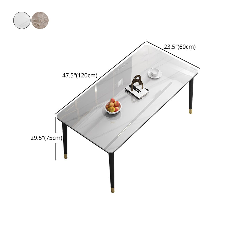 Glam 1/2/5/7 Pieces Dining Set Rectangle Dining Room Set with 4 Legs Clearhalo 'Dining Room Sets' 'Dining Tables & Seating' 'dining_room_set' 'furn' 'furn_dining_room_set' 'Furniture' 'furniture_dining_room_set' 'Kitchen & Dining Furniture' 'kitchen&dining_furn' 'kitchen' 4511800