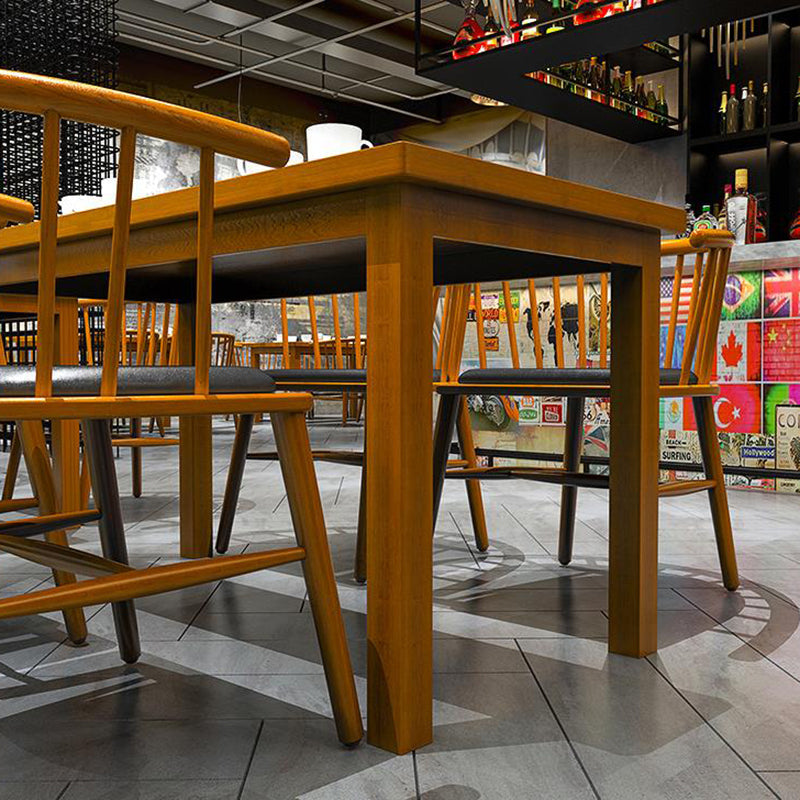 1/3/5 Pcs Pine Wood Industrial Dining Set with Wooden Table and Chairs Dinette Set Clearhalo 'Dining Room Sets' 'Dining Tables & Seating' 'dining_room_set' 'furn' 'furn_dining_room_set' 'Furniture' 'furniture_dining_room_set' 'Kitchen & Dining Furniture' 'kitchen&dining_furn' 'kitchen' 4511810