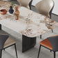 Designer Style 1/4/7 Pieces Dining Set Sintered Stone Dining Table with Leather Chairs Clearhalo 'Dining Room Sets' 'Dining Tables & Seating' 'dining_room_set' 'furn' 'furn_dining_room_set' 'Furniture' 'furniture_dining_room_set' 'Kitchen & Dining Furniture' 'kitchen&dining_furn' 'kitchen' 4511841