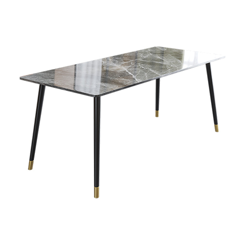 Glam Style 1/4/7 Pieces Dining Set Sintered Stone Dining Table for Home Use Clearhalo 'Dining Room Sets' 'Dining Tables & Seating' 'dining_room_set' 'furn' 'furn_dining_room_set' 'Furniture' 'furniture_dining_room_set' 'Kitchen & Dining Furniture' 'kitchen&dining_furn' 'kitchen' 4511857