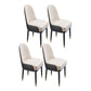 Glam Style 1/4/7 Pieces Dining Set Sintered Stone Dining Table for Home Use 4 Dark Grey Chairs Clearhalo 'Dining Room Sets' 'Dining Tables & Seating' 'dining_room_set' 'furn' 'furn_dining_room_set' 'Furniture' 'furniture_dining_room_set' 'Kitchen & Dining Furniture' 'kitchen&dining_furn' 'kitchen' 4511859
