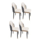 Glam Style 1/4/7 Pieces Dining Set Sintered Stone Dining Table for Home Use 4 Black-white Chairs Clearhalo 'Dining Room Sets' 'Dining Tables & Seating' 'dining_room_set' 'furn' 'furn_dining_room_set' 'Furniture' 'furniture_dining_room_set' 'Kitchen & Dining Furniture' 'kitchen&dining_furn' 'kitchen' 4511861