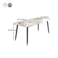 Glam Style 1/4/7 Pieces Dining Set Sintered Stone Dining Table for Home Use Clearhalo 'Dining Room Sets' 'Dining Tables & Seating' 'dining_room_set' 'furn' 'furn_dining_room_set' 'Furniture' 'furniture_dining_room_set' 'Kitchen & Dining Furniture' 'kitchen&dining_furn' 'kitchen' 4511869