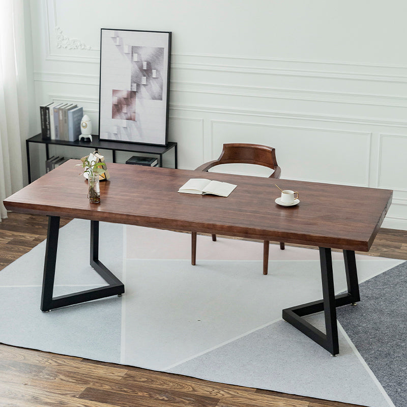 1/2/3/4 Pcs Metal Industrial Dining Set with Pine Wood Top Table Dinette Set Clearhalo 'Dining Room Sets' 'Dining Tables & Seating' 'dining_room_set' 'furn' 'furn_dining_room_set' 'Furniture' 'furniture_dining_room_set' 'Kitchen & Dining Furniture' 'kitchen&dining_furn' 'kitchen' 4511880