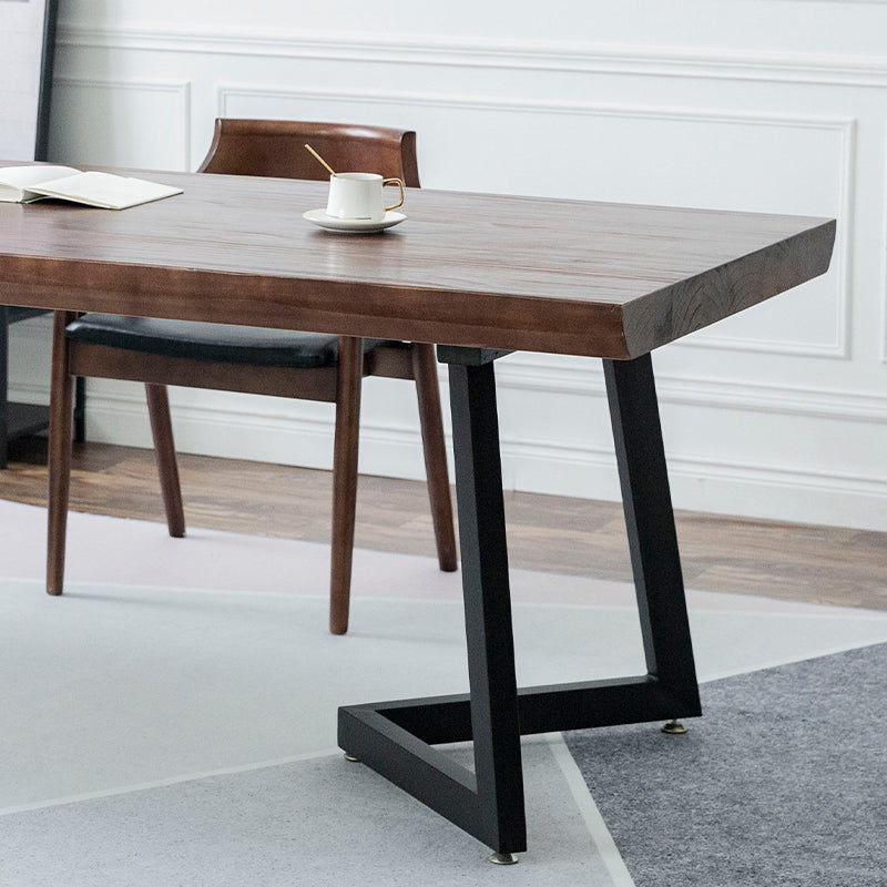 1/2/3/4 Pcs Metal Industrial Dining Set with Pine Wood Top Table Dinette Set Clearhalo 'Dining Room Sets' 'Dining Tables & Seating' 'dining_room_set' 'furn' 'furn_dining_room_set' 'Furniture' 'furniture_dining_room_set' 'Kitchen & Dining Furniture' 'kitchen&dining_furn' 'kitchen' 4511883