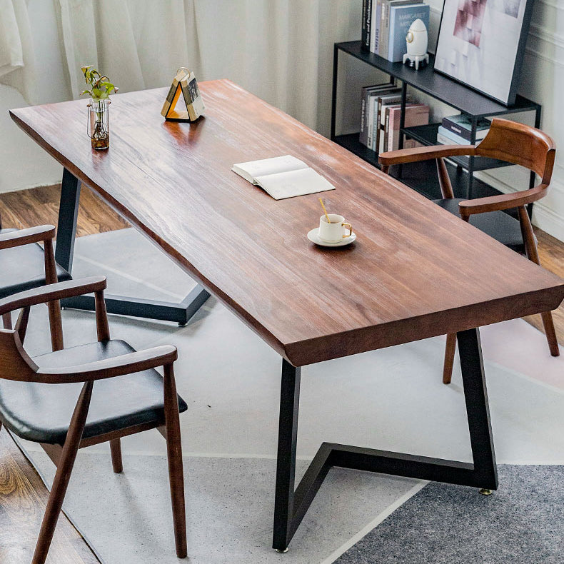 1/2/3/4 Pcs Metal Industrial Dining Set with Pine Wood Top Table Dinette Set Clearhalo 'Dining Room Sets' 'Dining Tables & Seating' 'dining_room_set' 'furn' 'furn_dining_room_set' 'Furniture' 'furniture_dining_room_set' 'Kitchen & Dining Furniture' 'kitchen&dining_furn' 'kitchen' 4511889