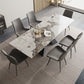 Contemporary 1/4/5/7 Pieces Dining Set Rectangle Dining Table Set 7 Pieces: Table, 6 Chairs Clearhalo 'Dining Room Sets' 'Dining Tables & Seating' 'dining_room_set' 'furn' 'furn_dining_room_set' 'Furniture' 'furniture_dining_room_set' 'Kitchen & Dining Furniture' 'kitchen&dining_furn' 'kitchen' 4511922