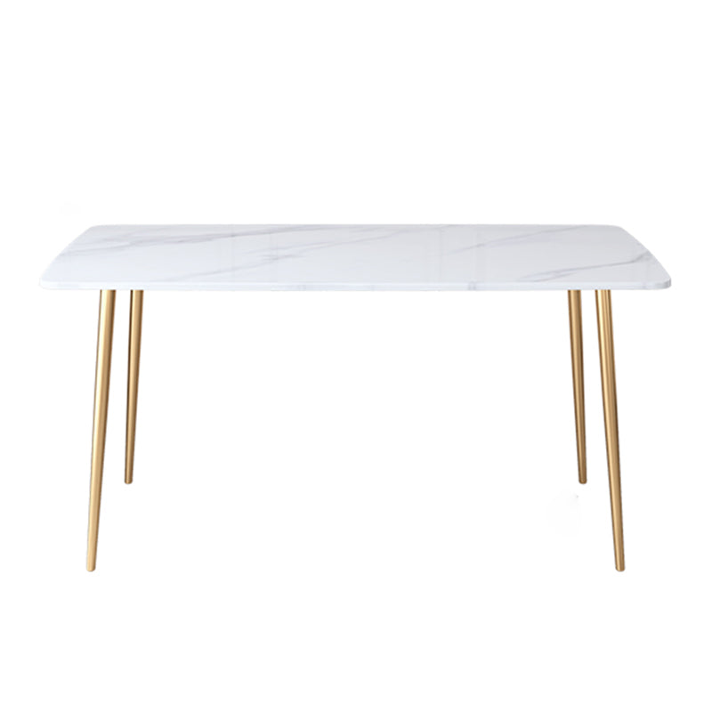 Luxury 1/2/5 Pieces Dining Set Sintered Stone Dining Table with Leather Chairs Clearhalo 'Dining Room Sets' 'Dining Tables & Seating' 'dining_room_set' 'furn' 'furn_dining_room_set' 'Furniture' 'furniture_dining_room_set' 'Kitchen & Dining Furniture' 'kitchen&dining_furn' 'kitchen' 4511941