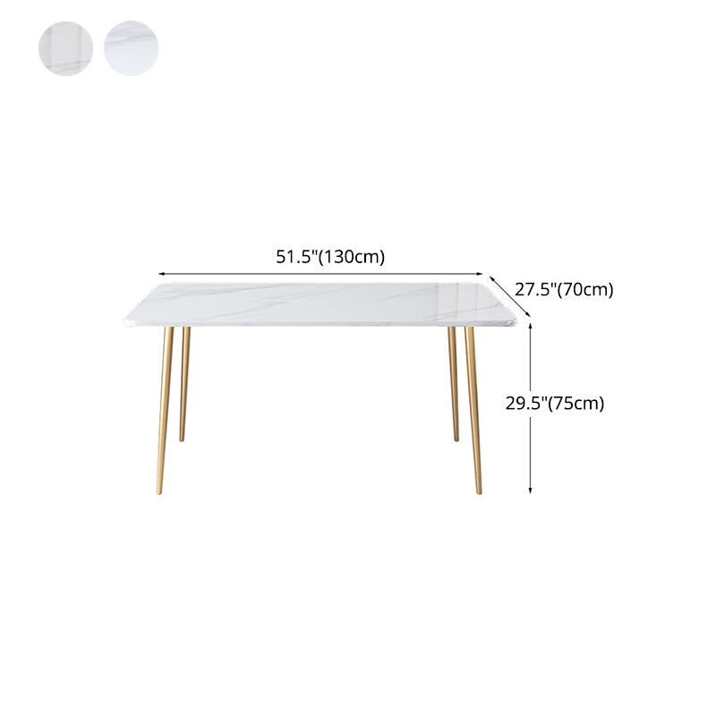 Luxury 1/2/5 Pieces Dining Set Sintered Stone Dining Table with Leather Chairs Clearhalo 'Dining Room Sets' 'Dining Tables & Seating' 'dining_room_set' 'furn' 'furn_dining_room_set' 'Furniture' 'furniture_dining_room_set' 'Kitchen & Dining Furniture' 'kitchen&dining_furn' 'kitchen' 4511958