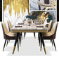 Luxury 1/2/5/7 Pieces Rectangle Dining Set Marble Dining Table with Leather Chairs Clearhalo 'Dining Room Sets' 'Dining Tables & Seating' 'dining_room_set' 'furn' 'furn_dining_room_set' 'Furniture' 'furniture_dining_room_set' 'Kitchen & Dining Furniture' 'kitchen&dining_furn' 'kitchen' 4511970