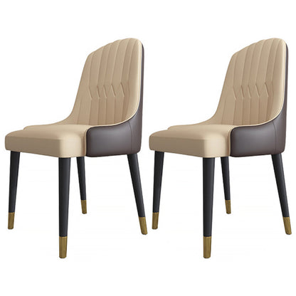 Luxury 1/2/5/7 Pieces Rectangle Dining Set Marble Dining Table with Leather Chairs 2 Beige Chairs Clearhalo 'Dining Room Sets' 'Dining Tables & Seating' 'dining_room_set' 'furn' 'furn_dining_room_set' 'Furniture' 'furniture_dining_room_set' 'Kitchen & Dining Furniture' 'kitchen&dining_furn' 'kitchen' 4511971