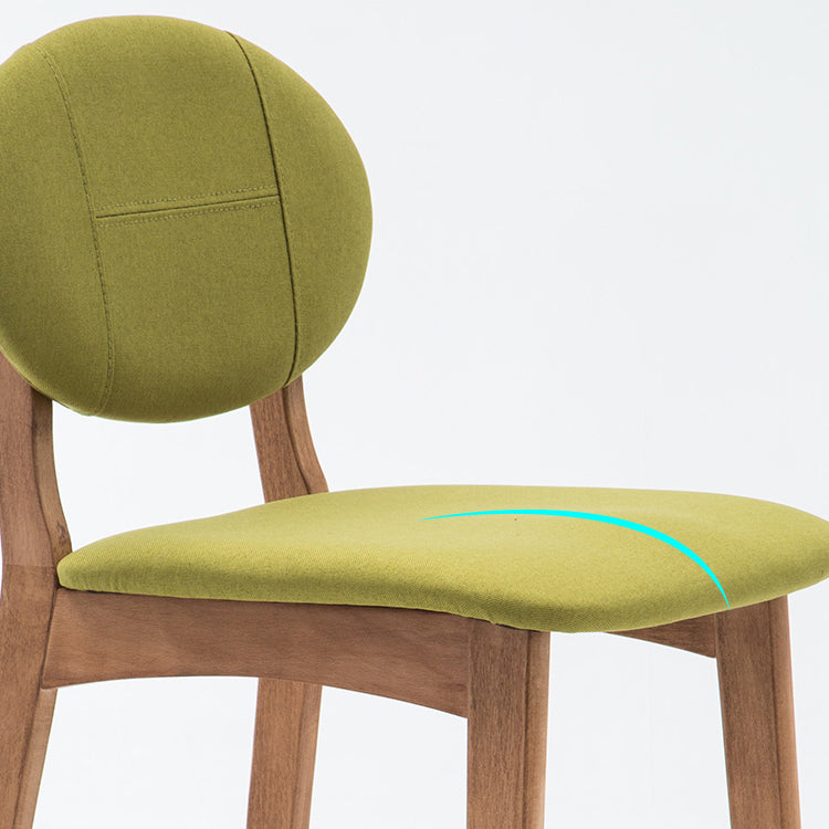 Scandinavia Style Bar-stool Wooden Legs Full Back for Kitchen Bar Clearhalo 'Bar Furniture' 'Bar Stools' 'bar_stools' 'furn' 'furn_bar_stools' 'furniture_bar_stools' 'Kitchen & Dining Furniture' 'kitchen&dining_furn' 'kitchen' 'kitchen_furn' Furniture' 4512061